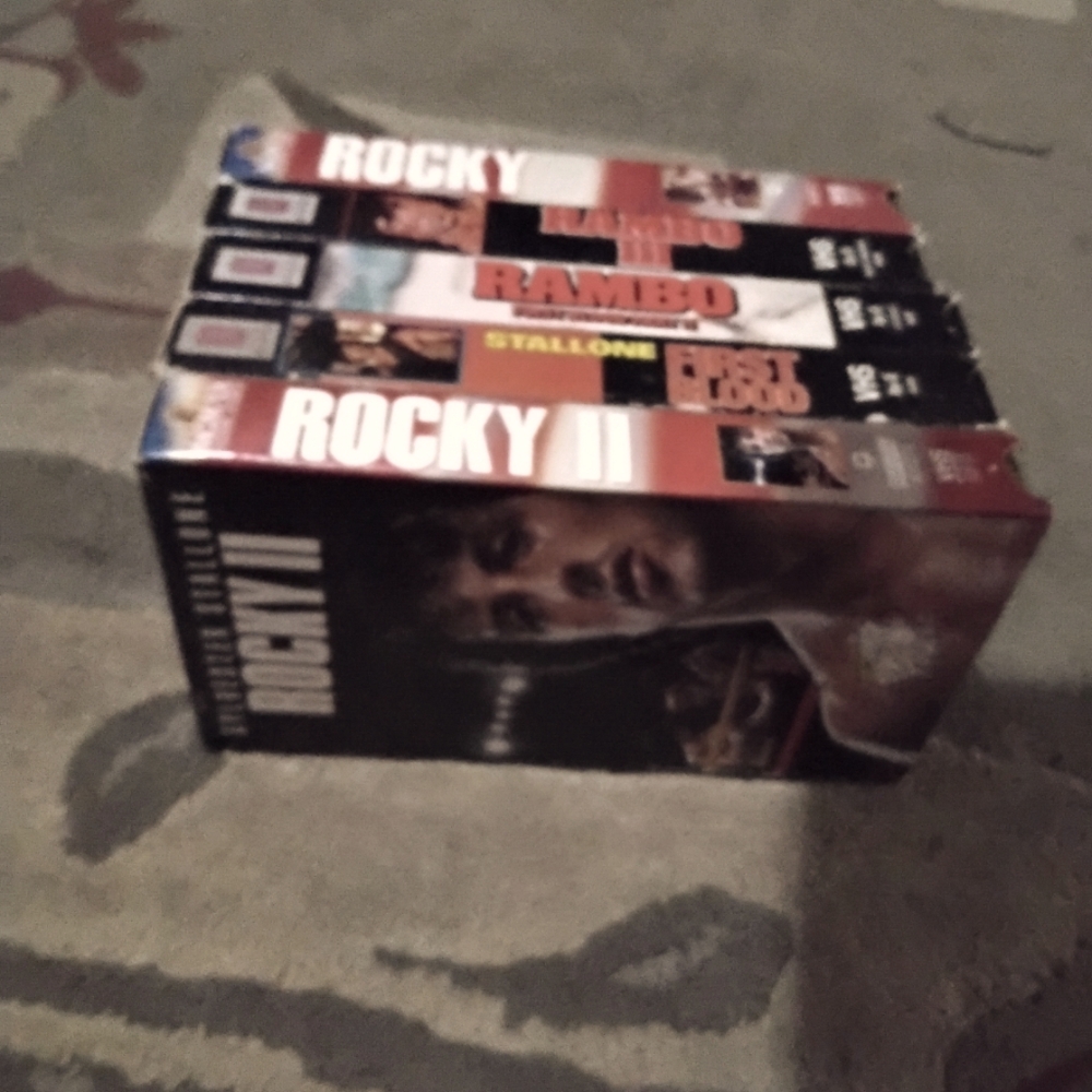 Sylvester Stallone vhs movies
